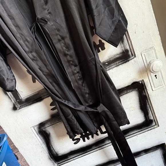 Victoria's Secret Black Satin Robe - Picture 7 of 9